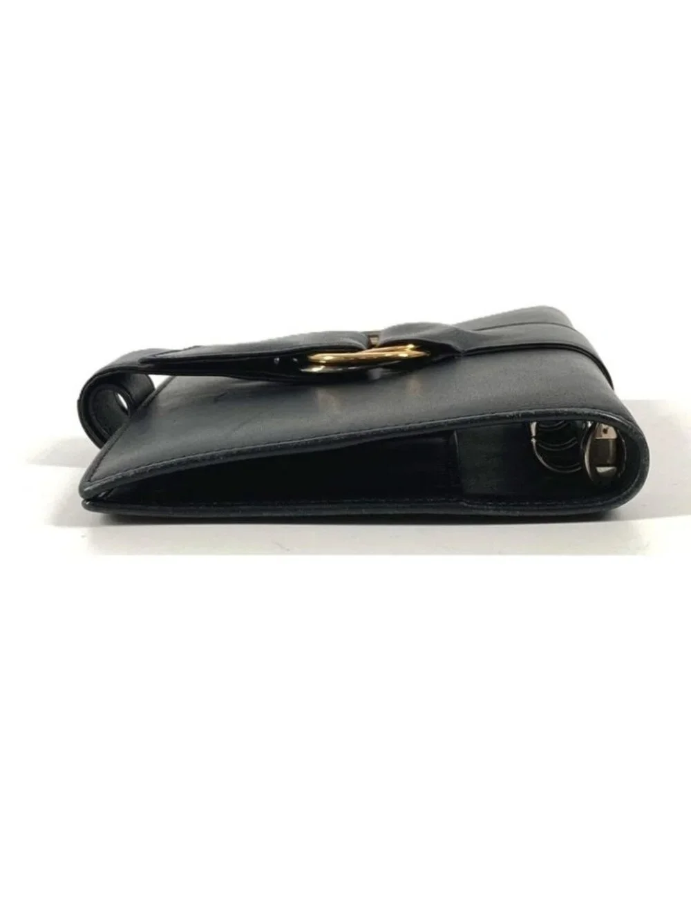 Cartier Notebook Cover Trinity Logo Leather Black Agenda